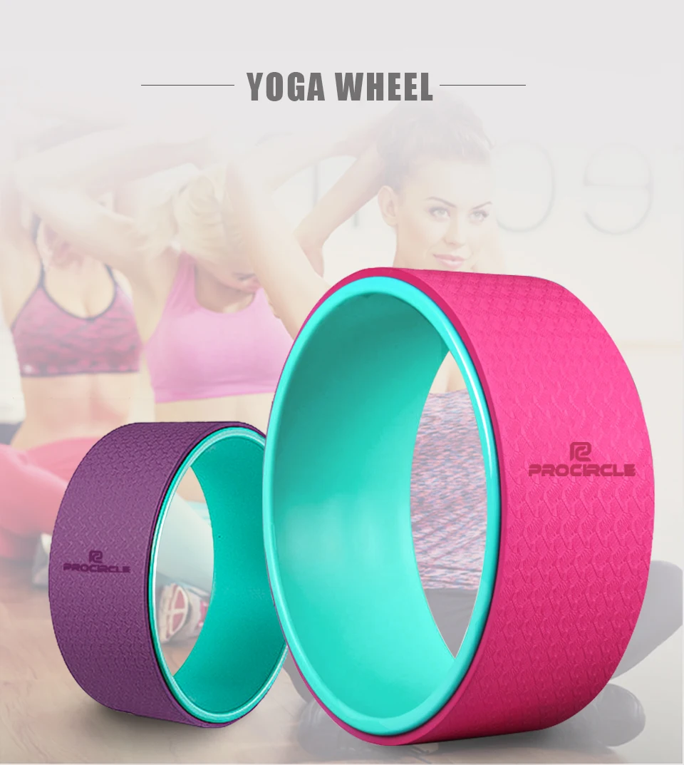 

Yoga Wheel Strongest Most Comfortable Dharma Yoga Prop Circle Perfect Accessory for Stretching and Improving Backbends