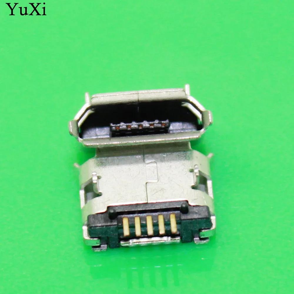 Юйси 100 шт. микро USB 5pin DIP гнездовой разъем для мобильного телефона мини usb зарядки