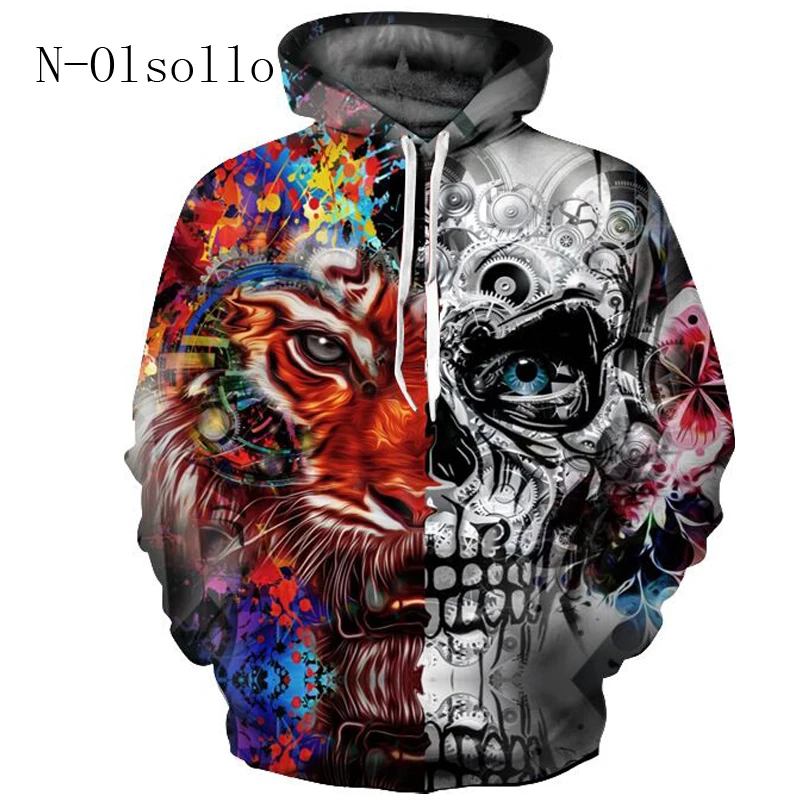 N-olsollo толстовка с капюшоном для мужчин и женщин спортивные костюмы 3d принтом в
