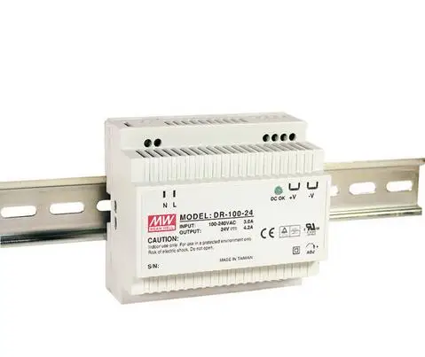 

meanwell power supply DR-100 12, 15, 24 100W Single Output Industrial DIN Rail Power Supply