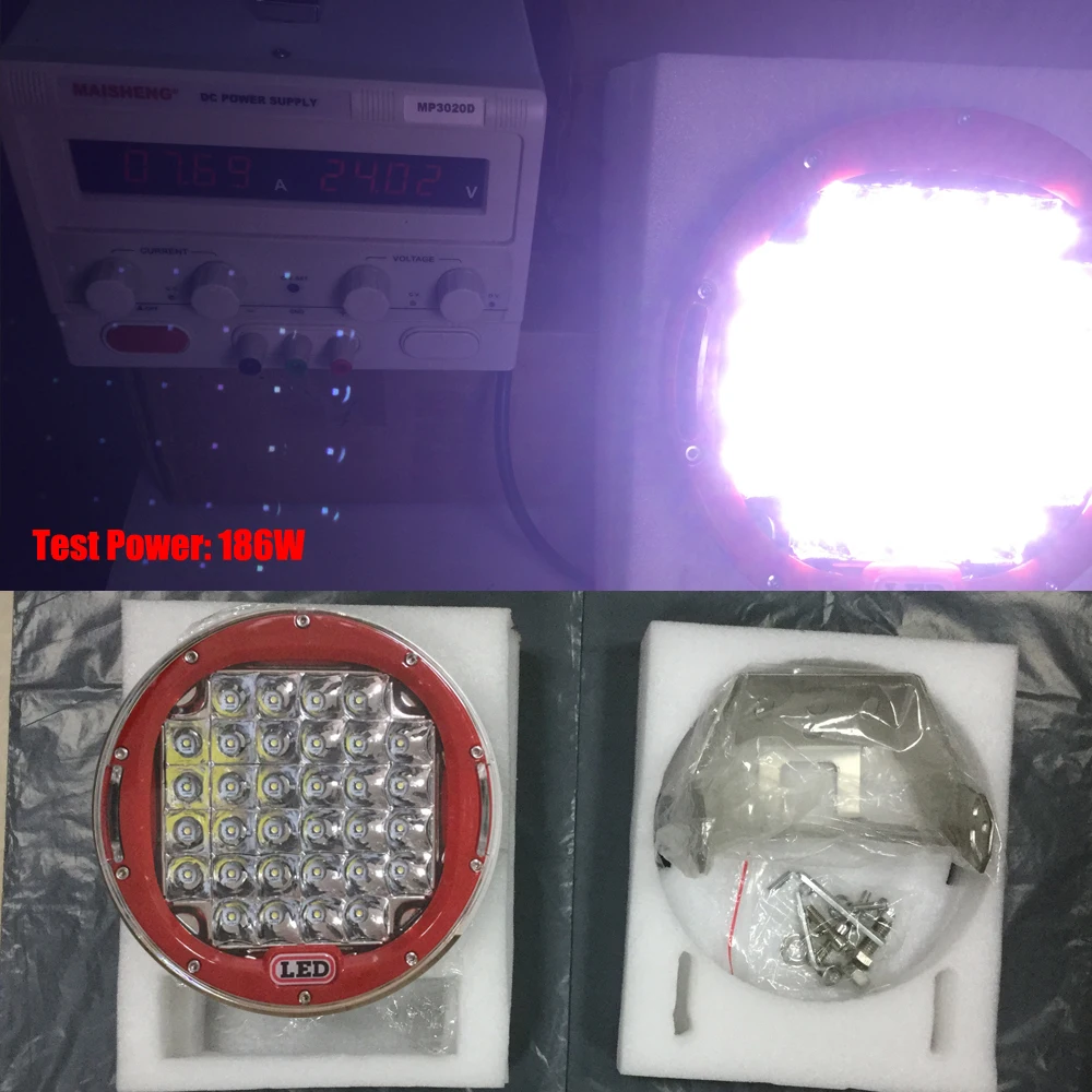 Пара 9 дюймов круглый светодиодный светильник 320W 24V 12V Светодиодный точечный