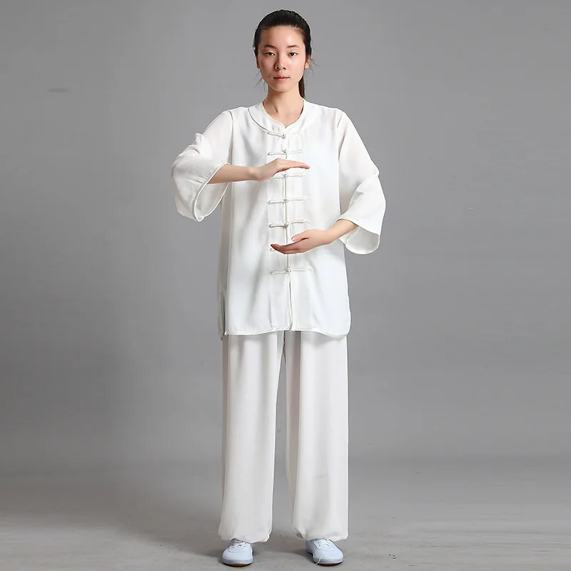 Hemp and white sleev Новая Tenue кунг-фу одежда для ушу шаолиньский костюм форма для кунгфу традиционное китайское платье для мужчин боевое искусство Дракон одежда для женщин Uomo - Цвет: Hemp and white sleev