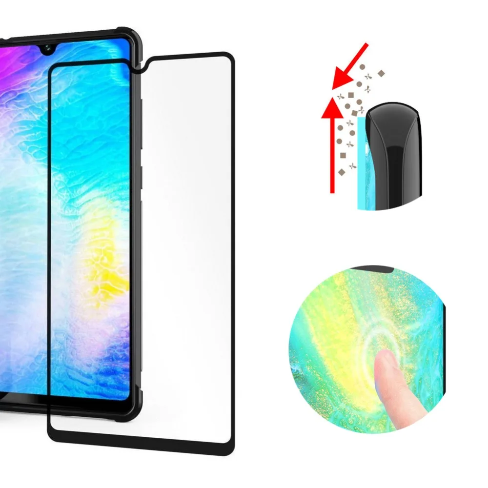 EGizmo Lite защита экрана из закаленного стекла тонкая 3D полная для HUAWEI mate 20