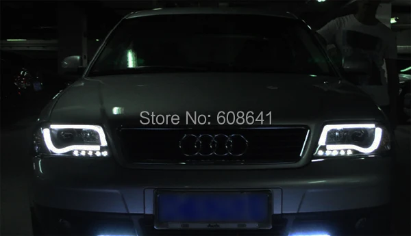 Светодиодный головной светильник для Audi A6 светодиодный налобный фонарь 1997 - 2001