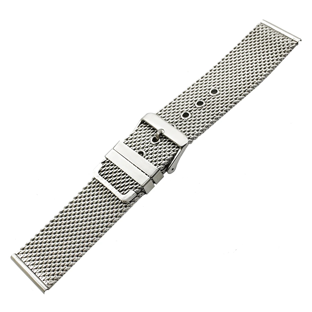 Stainless Steel Watch Band 20mm 22mm for Amazfit Huami Xiaomi Smart Watchband Pin Clasp Strap Wrist Loop Belt Bracelet Black