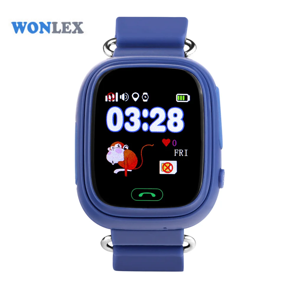 Wonlex GW100 детский Wearable Devices (носимое устройство) Детский GPS WiFi умные часы