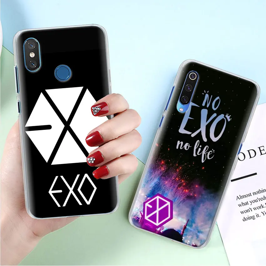 EXO band k-pop kpop чехол для телефона для Xiao mi Red mi 7 5 6 Pro Note 7 Pro 5 5A 6 mi A1 A2 8 Lite 9 чехол Coque