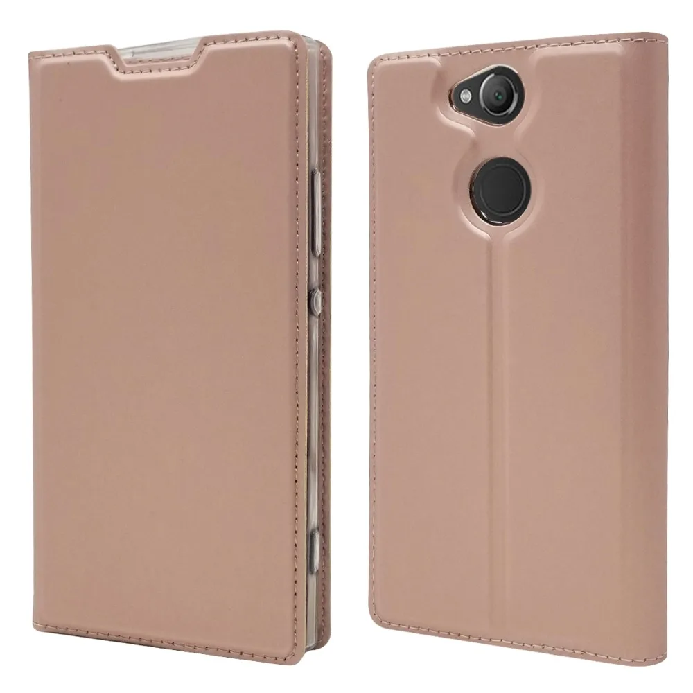 Кожаный чехол для телефона Etui sony Xperia XA2 5,", Магнитный чехол xa2, чехол для sony XA2 XA 2 H3113 H3123 H3133 H4133 H4113, чехол