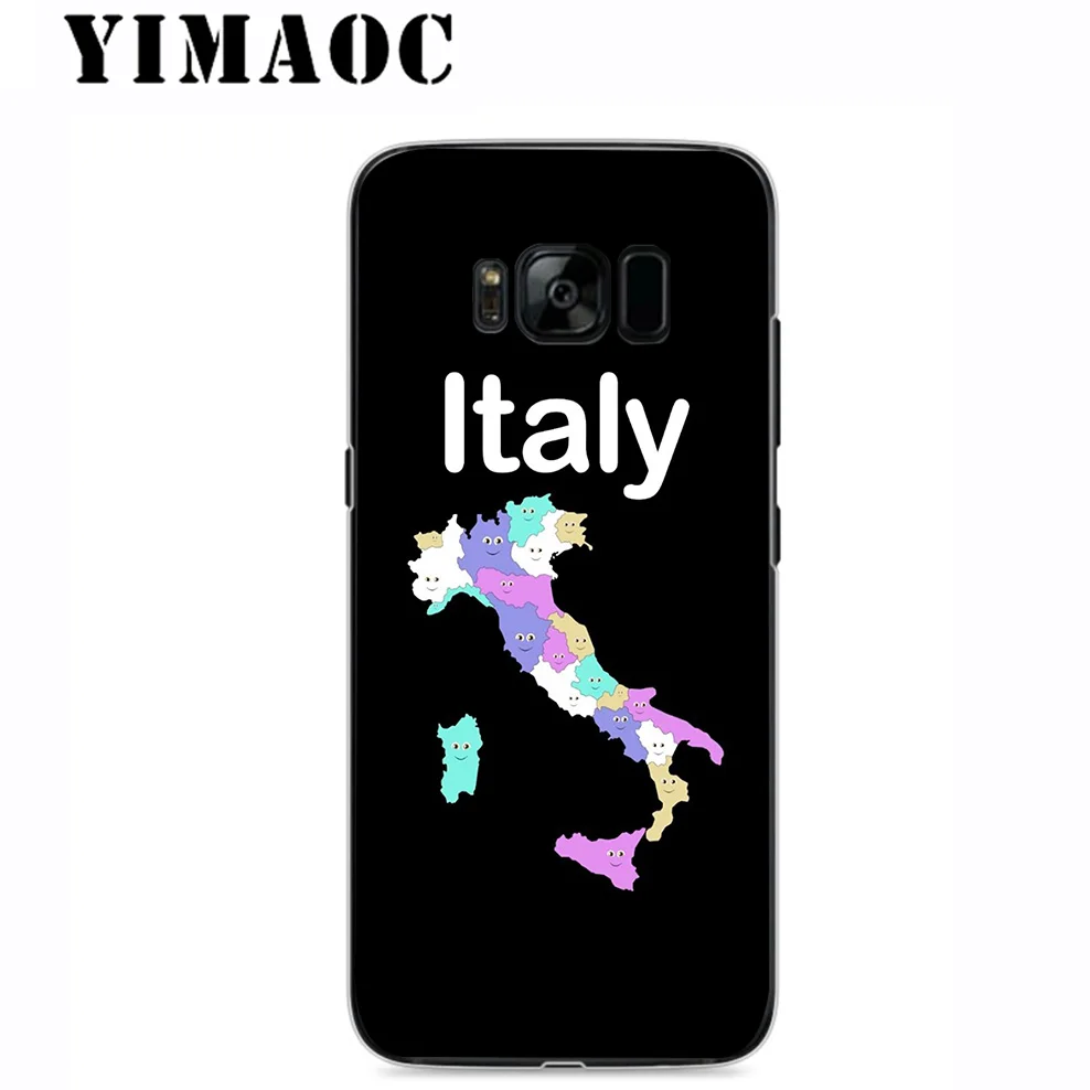 Yimaoc с флагом Италии арт Мягкий силиконовый чехол для телефона samsung Galaxy A5 A6 плюс A7 A8