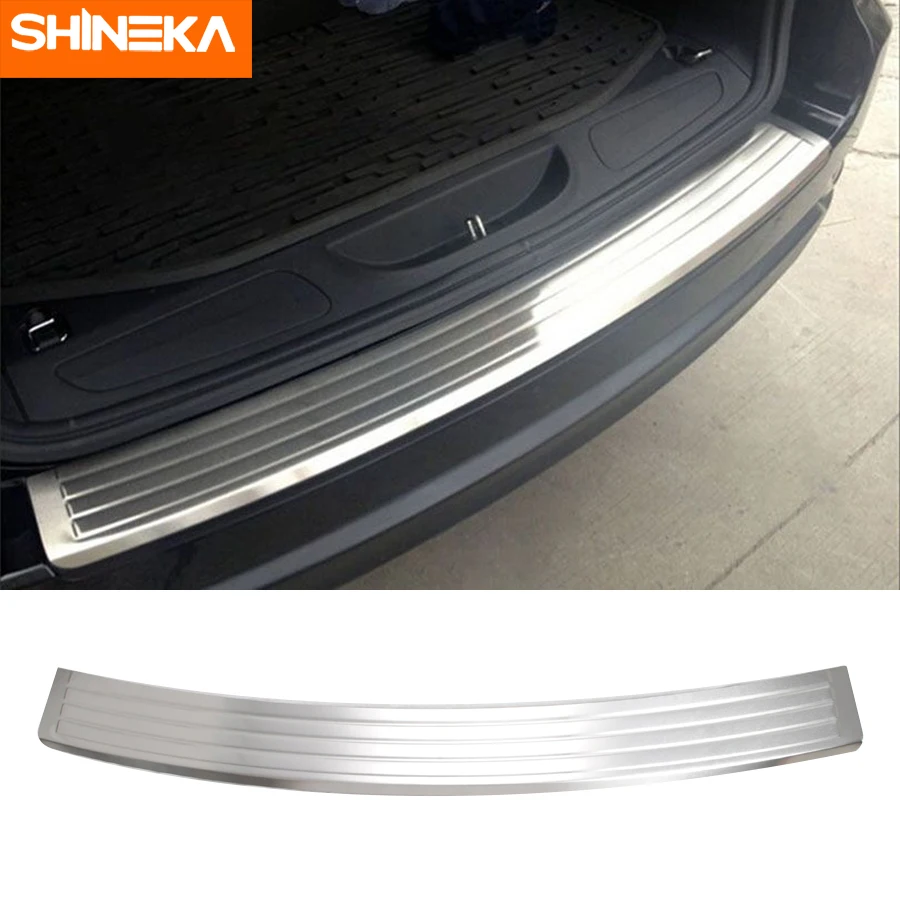 

SHINEKA Bumpers For Jeep Grand Cherokee 2011-2016 2014 Tail Rear Bumper Cover Protector Door Sill Scuff Plate For Grand Cherokee