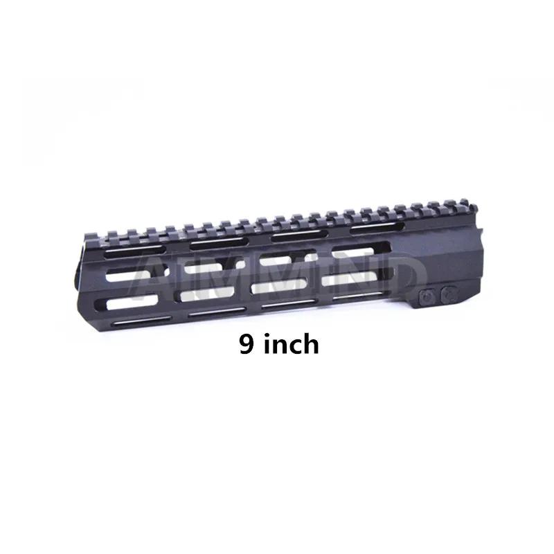" 9" 1" 12" 13," 15" дюймов AR15 поплавковая M-LOK MLOK Keymod Handguard Пикатинни тонкий стиль со стальной бочковой гайкой