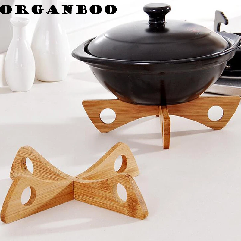 Органка 1 шт. бамбуковые многофункциональные подставки для горшков|pot holder|pot