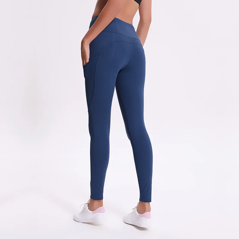 Новинка штаны для йоги фитнеса женские эластичные с высокой талией бега по