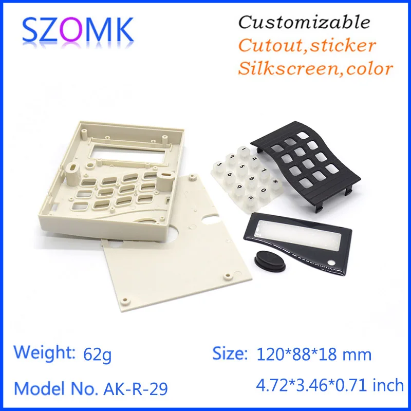 Цельный пластиковый RFID корпус кнопочной панели для pcb распределительного