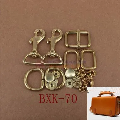 hardwares Кожаная сумка Тип бумажная Сетка Тип бумаги рисунок BXK-70 Ретро сумка - Цвет: hardwares