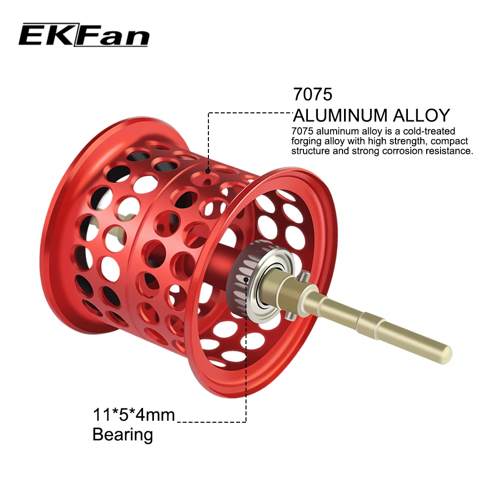 EKfan 7075 катушка для рыболовной катушки из алюминиевого сплава BMAX3/PMAX3/SMAX3/ORANGE