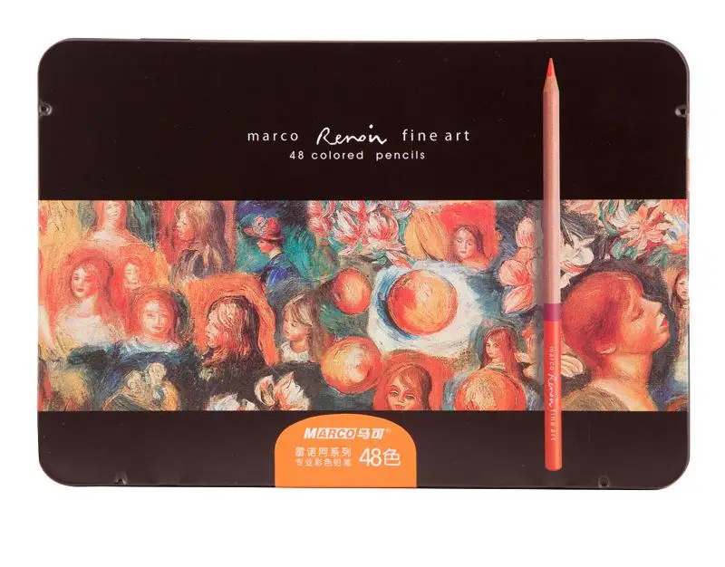 Marco Raffine Artist 72 100 цветных карандашей Набор для рисования оптовая продажа|color pencil