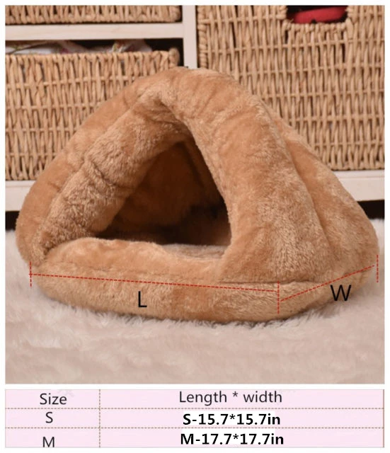 Мягкая кровать для питомца кошки Igloo для маленькой собаки кровать Met House покрытая s m(M01