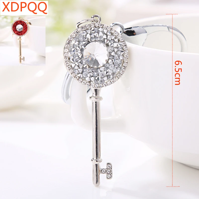 XDPQQ jewelry key chain new alloy polished bag pendant gift female color cloth satellite stone novelty | Украшения и аксессуары