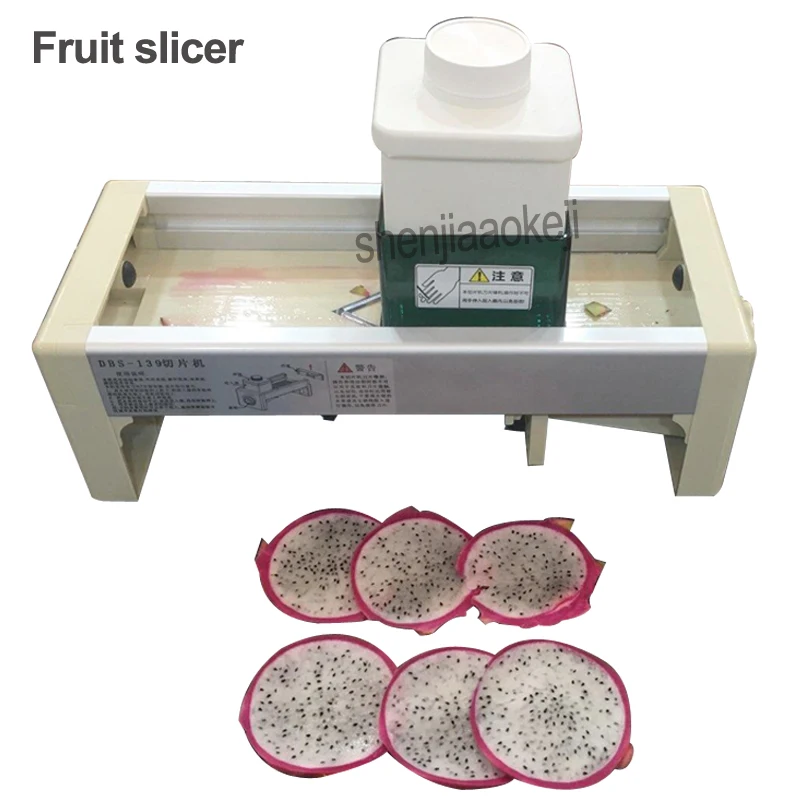 Orange banana Kiwifruit slicer apple cutting machine for milk tea shop Fruit slicer Restaurant lemon slice block machine 1PC