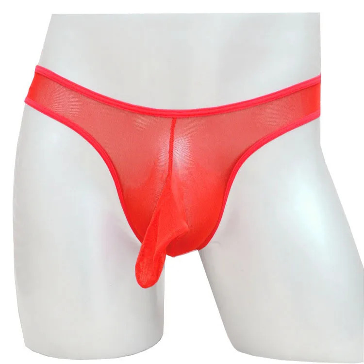 Мужские шелковистые стринги coolflex нижнее белье гладкие мужские прозрачные