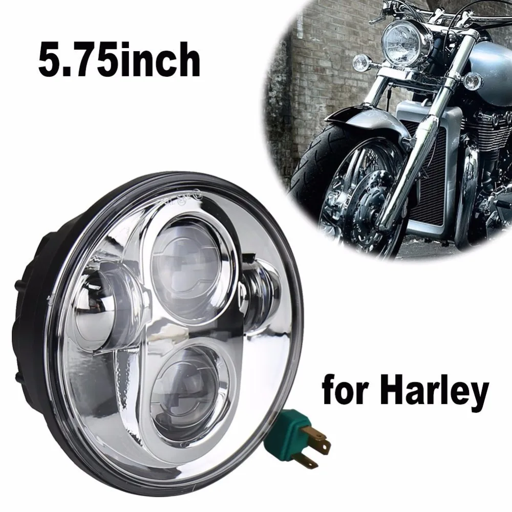 5 75 дюймов 3/4 &quotкруглая запасная фара 40 Вт мото светодиодная для Harley moto rcycle |