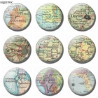 Колумбия, Oklahoma Dayton, Сент-Луис, Альбукерке, Рейли, Бразилия, Бирма, карта Флориды, сувенирные наклейки на холодильник