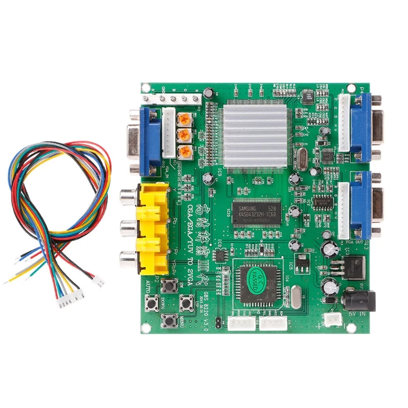 1 Набор Новая аркадная игра RGB/CGA/EGA/YUV в двойной VGA HD видео конвертер адаптер плата