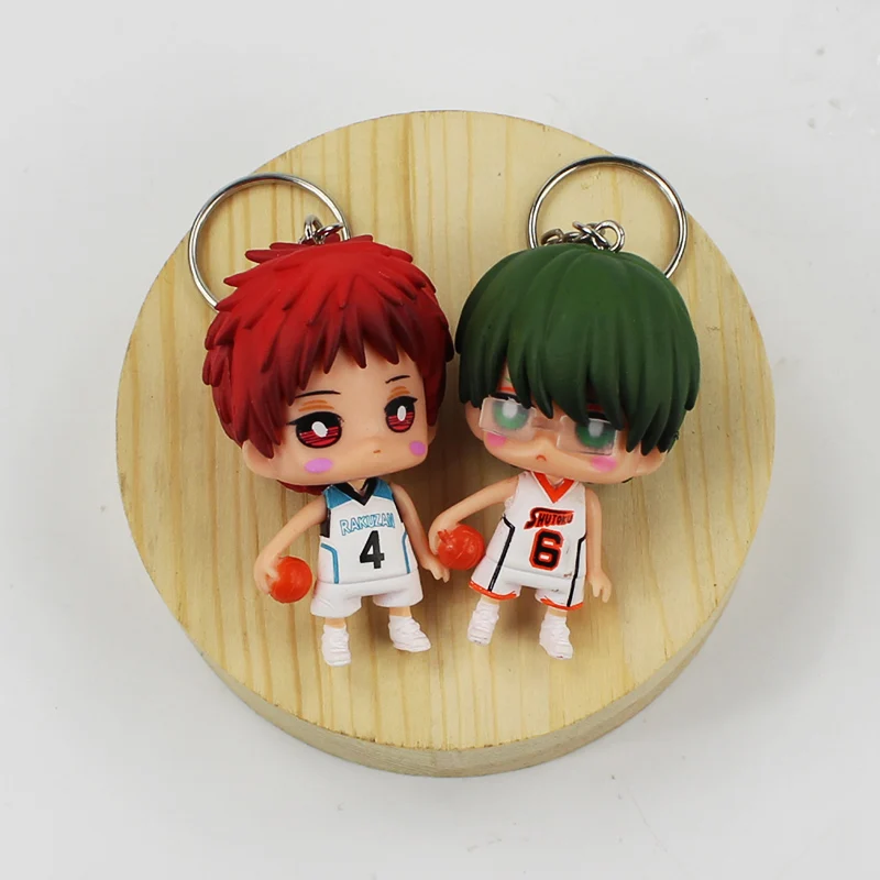 9 шт./лот Мультфильм Аниме Kuroko's Баскетбол Kuroko no Basuke ПВХ фигурка брелок игрушки
