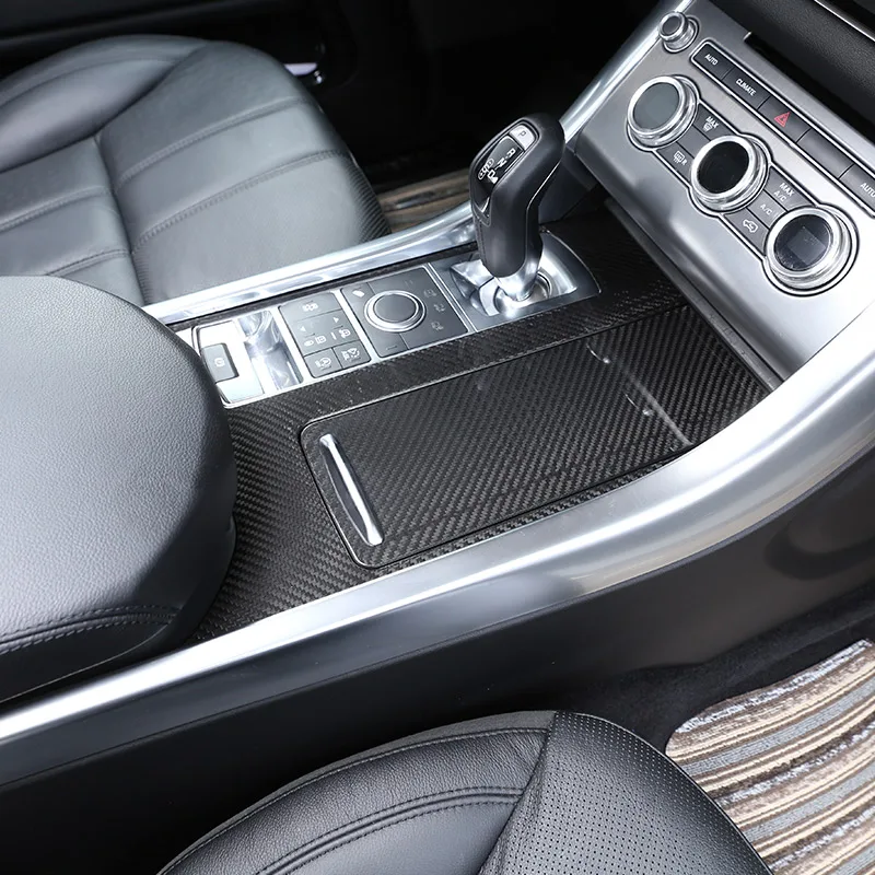 Настоящее углеродное волокно для Land Rover Range Sport 2014 2017 Крышка центральной панели