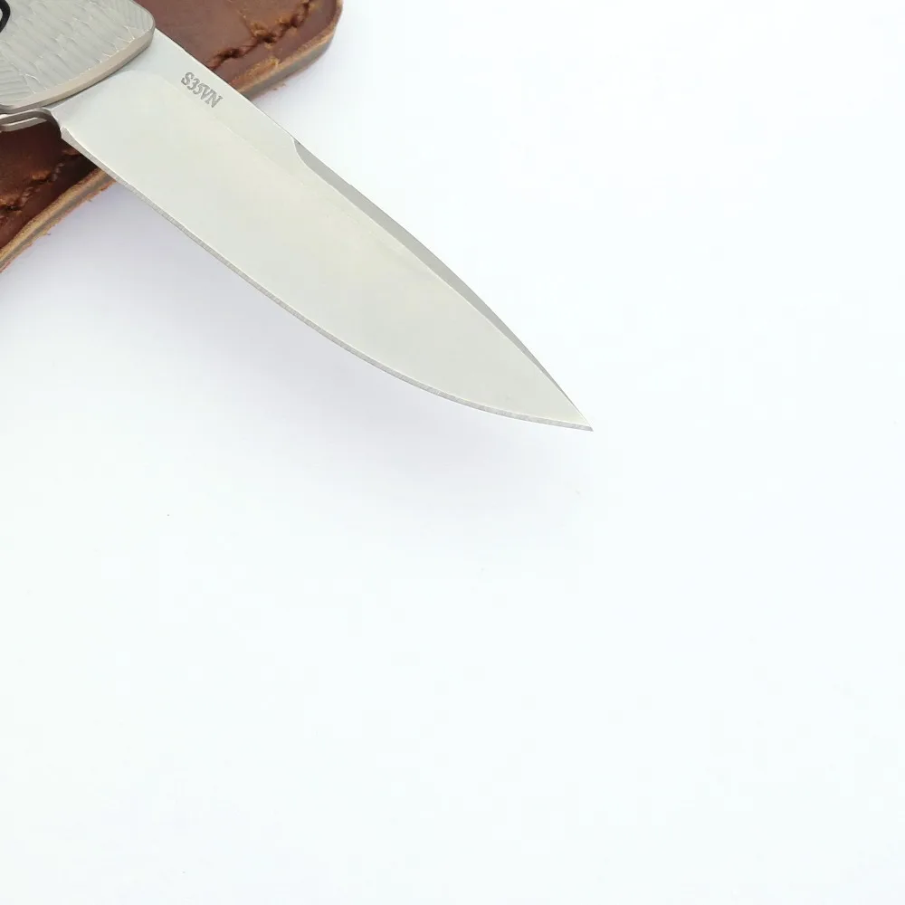 LOVOCOO оригинальный S35VN Flipper складной нож для ежедневного использования Титан ручка