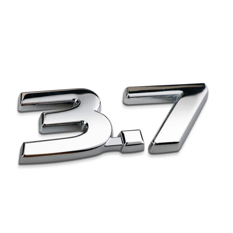 Эмблема Red S 3 7 металлическая наклейка для стайлинга автомобиля сменная на задний