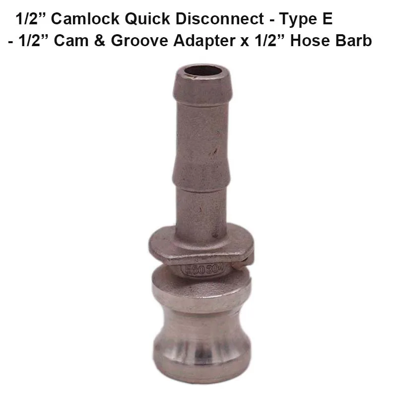 304 нержавеющая сталь 1/" Camlock Быстрый разъём Cam& Groove фитинг Homebrew пивной насос труба