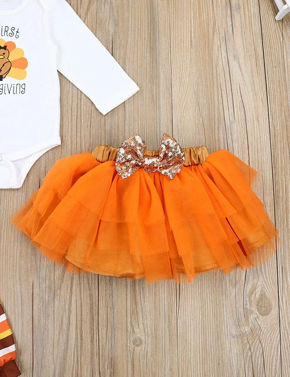 Oklady Okgirl Baby Girl My First наряды для Дня благодарения наборы комбинезон с надписью