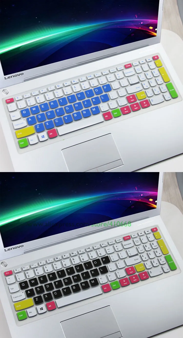 Силиконовый защитный чехол для клавиатуры 15,6 дюймов для lenovo Ideapad 300 17 300-17 700 700-15 700-17 500S-15 Idea pad 700-15ISK