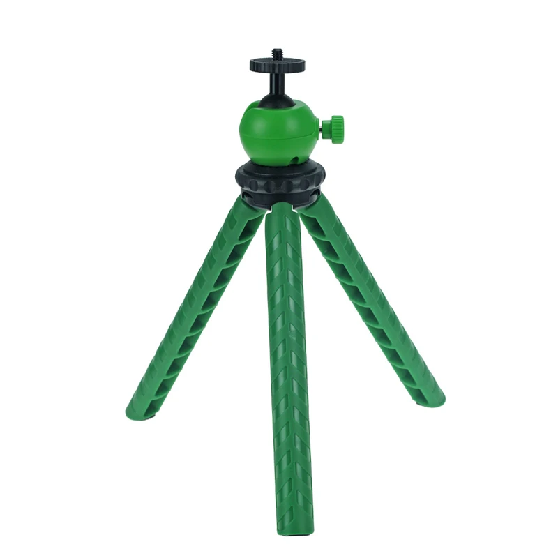 GAQOU Мини дорожный Штатив для iPhone гибкий портативный Gorillapod мобильный телефон Трипод для Gopro Hero DSLR цифровая камера Statief - Цвет: Green