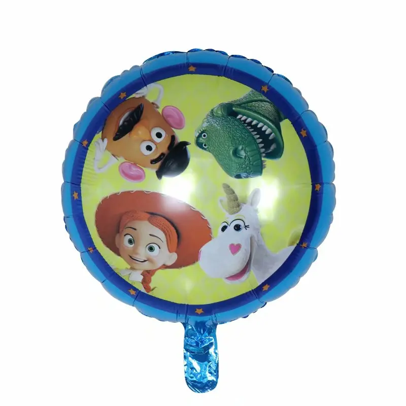 

50pcs/Lot Toy Foil Balloons Cartoon Super Hero Woody Captain Buzz Story Balls Birthday Party Decorations Kids Toy Helium Globos
