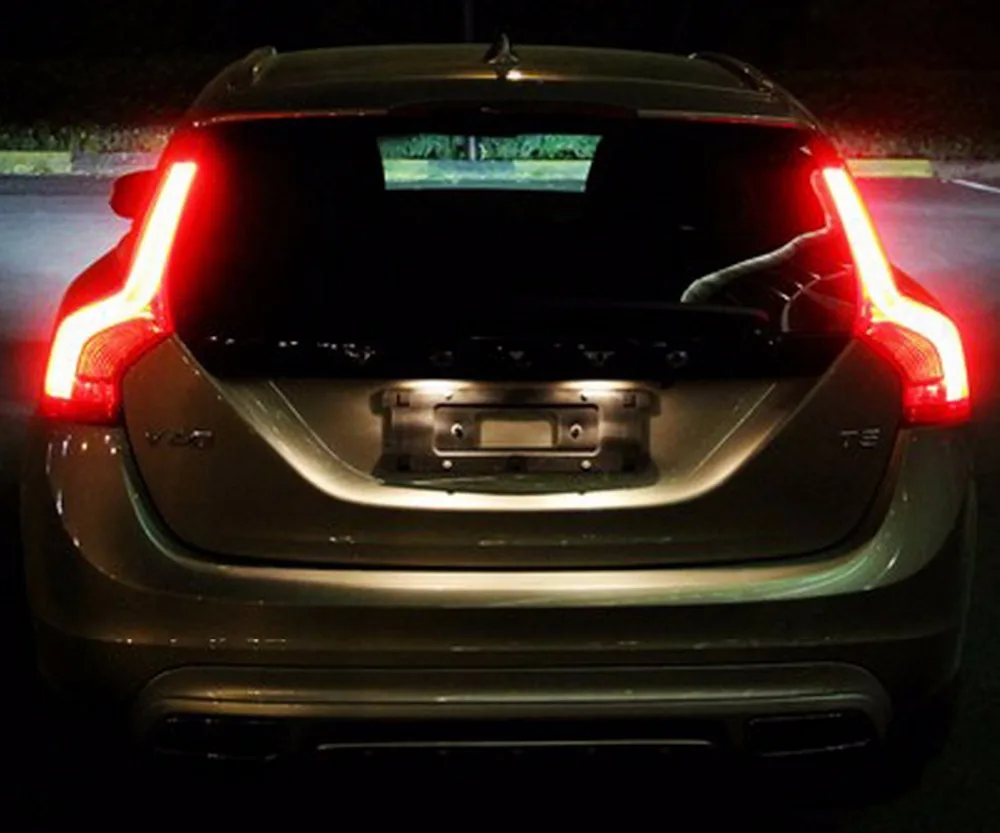 2x светодиодный номерной знак ANGRONG светильник для Volvo C70 S80 XC90 MK II 2006 + S40 V50 2004 +(CA237) |