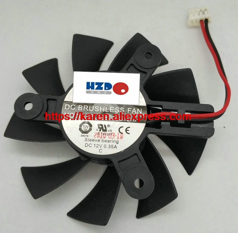 Бесплатная доставка охлаждающий вентилятор для видеокарты MSI N560 570 580GTX HD6870|cooler