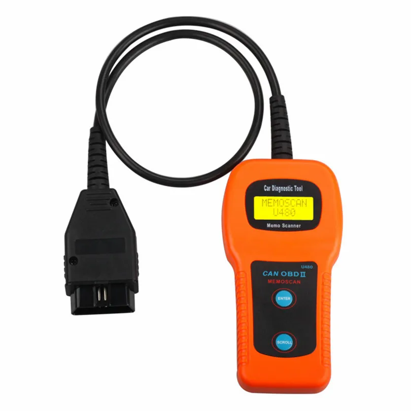 5 шт. DHL U480 OBD2 CAN BUS/считыватель кодов двигателя считыватель OBDII автомобильный или