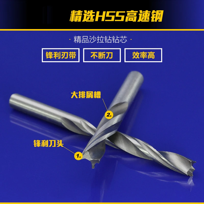 Высокоскоростные стальные фрезы резьбовые сверла для деревообработки