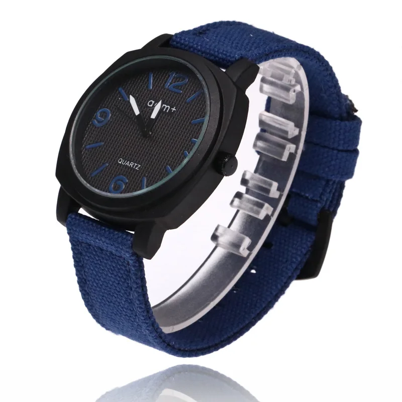 Мужские кварцевые аналоговые часы 2018 люксовый бренд нейлоновые мужские военные