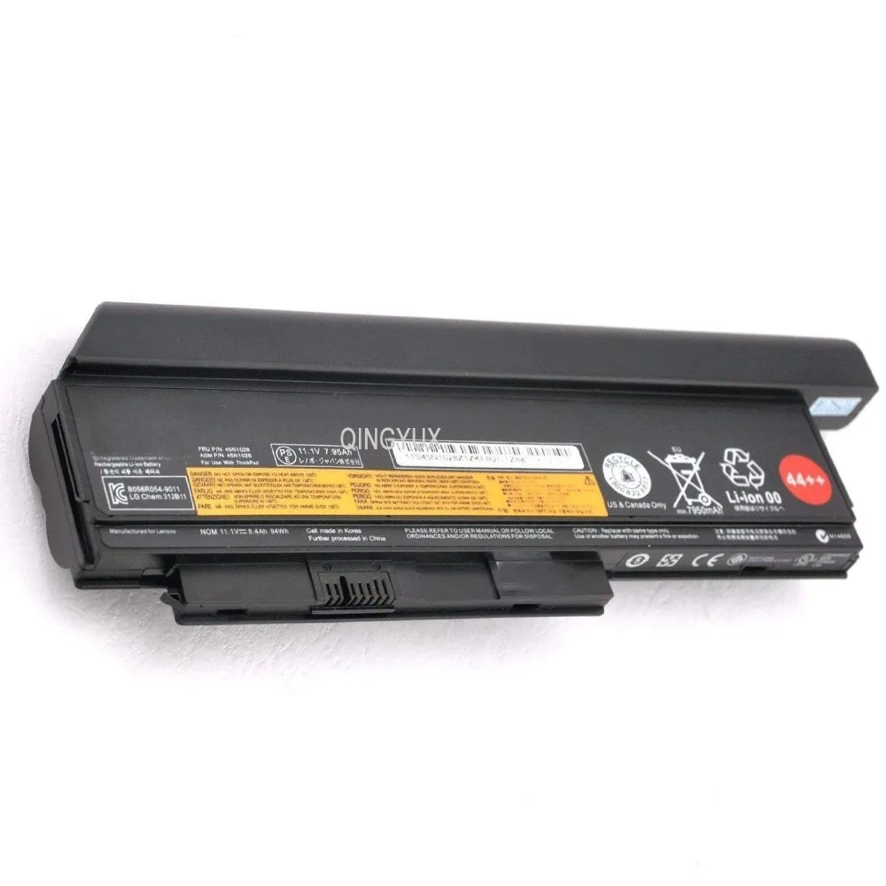 QINGYUX 11 1 V 94wh 7950mAh 45N1028 45N1029 9Cell 44 + Аккумулятор для ноутбука совместим с ThinkPad X230 X230i