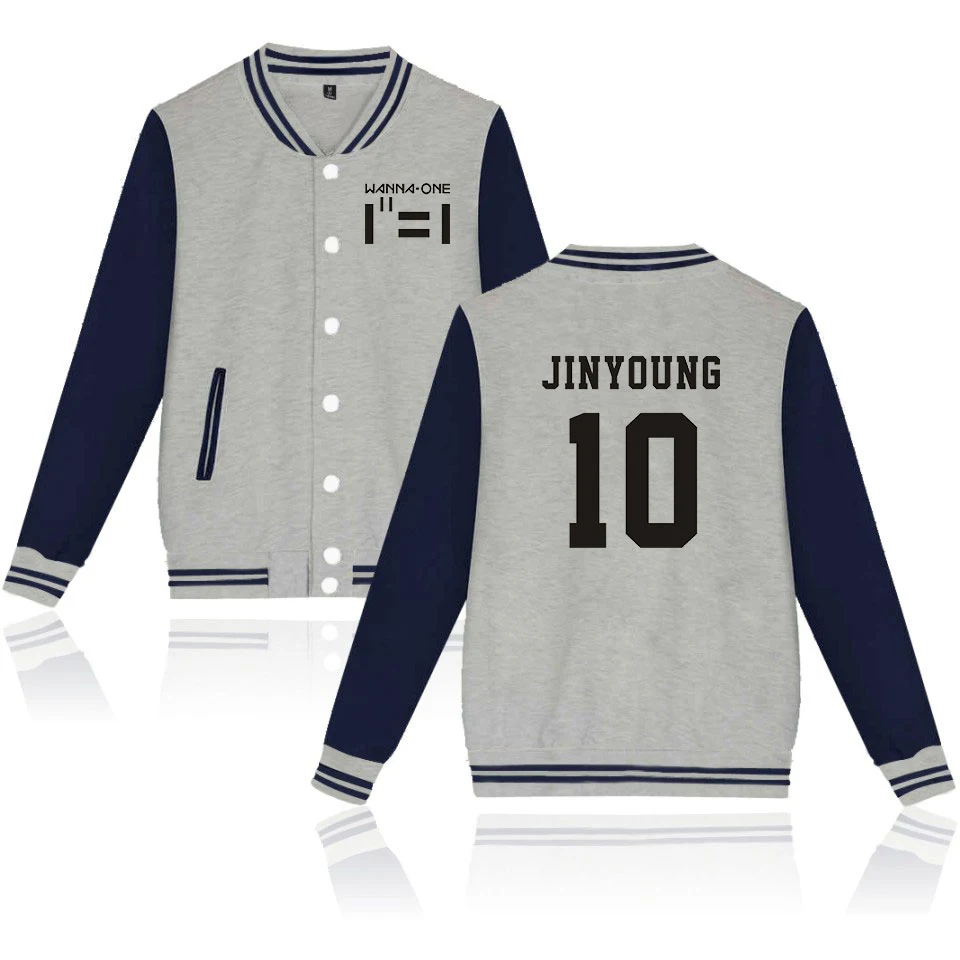 Модная куртка с надписью Want One Мужская одежда имя члена JIHOON JINYOUN JISUNG LAI KUAN LIN пальто