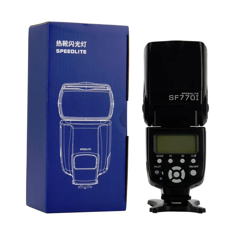 

SF770I Flash Speedlite for Canon Nikon Pentax Olympus Panasonic Digital Cameras Digital Cameras with Standard camera flash