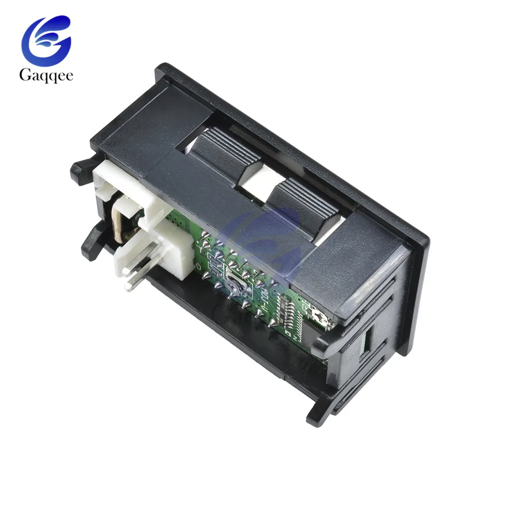 DC 100V 100A Мини цифровой вольтметр Амперметр с шунтирующей панелью 0,5" светодиодный двойной дисплей индикатор напряжения тока монитор детектор