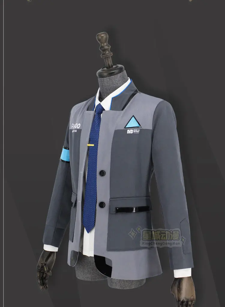 Мужской костюм из игры Станьте человеком в Детройте мужская рубашка с галстуком