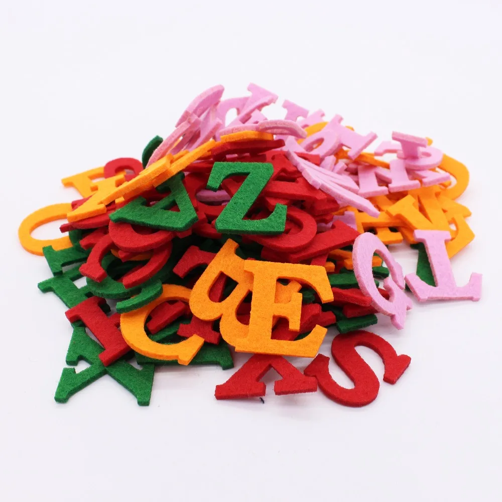 Фетровая буква алфавита Полиэстеровая ткань для шитья фетровая рукоделия