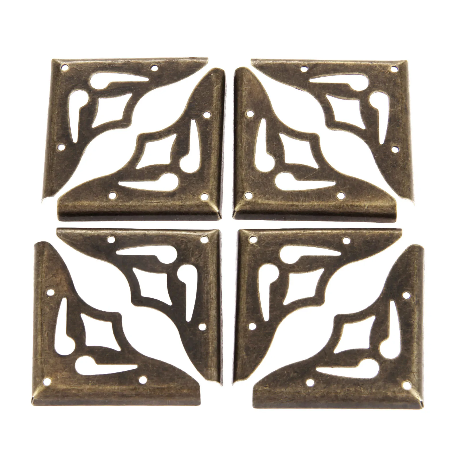 DRELD 20 единиц мебели металлическое ремесло Античная бронзовая бижутерия коробка