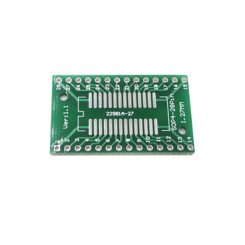 5 шт. TSSOP28 SSOP28 адаптер SMD PCB конвертировать в DIP 28 для AD9851 AD9850 Новый|pcb smd|pcb dippcb adapter |